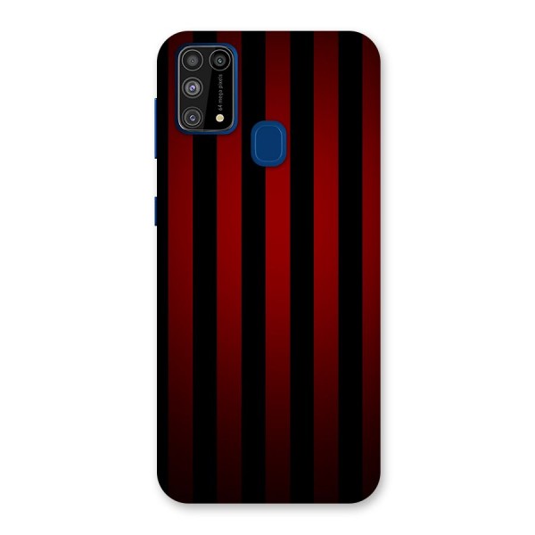 Red Black Stripes Back Case for Galaxy F41