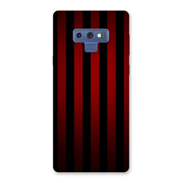 Red Black Stripes Back Case for Galaxy Note 9