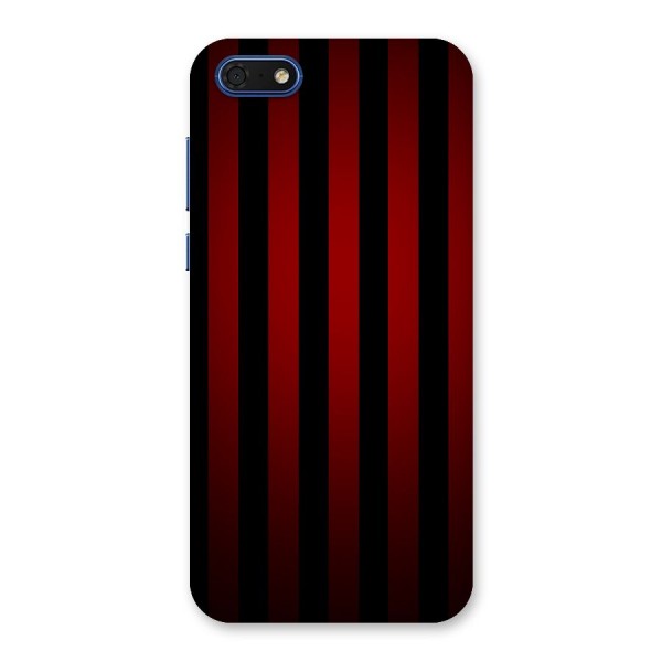 Red Black Stripes Back Case for Honor 7s