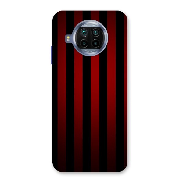 Red Black Stripes Back Case for Mi 10i