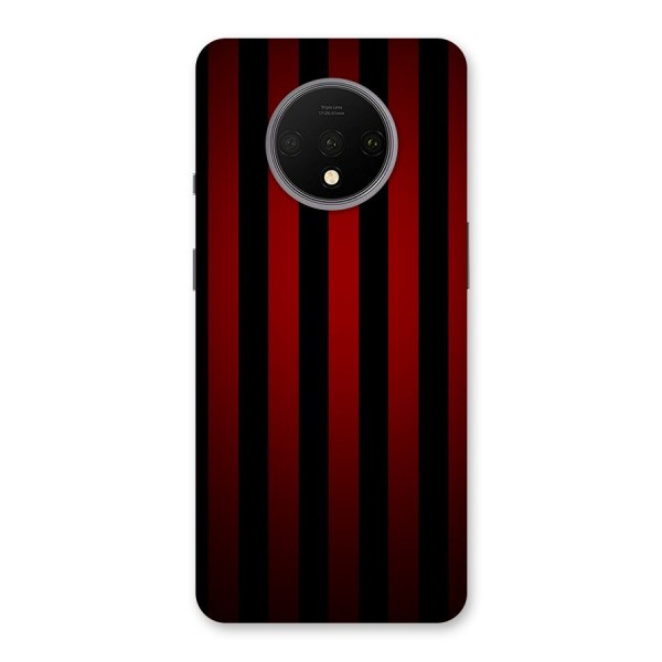 Red Black Stripes Back Case for OnePlus 7T