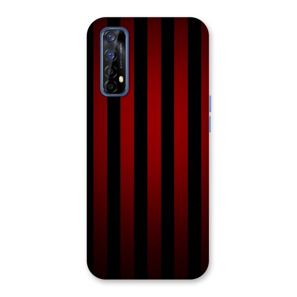 Red Black Stripes Back Case for Realme 7