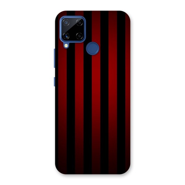 Red Black Stripes Back Case for Realme C12