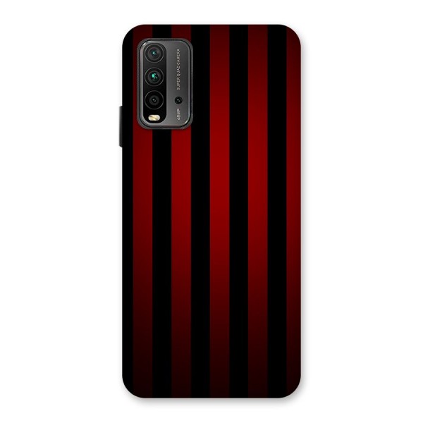 Red Black Stripes Back Case for Redmi 9 Power