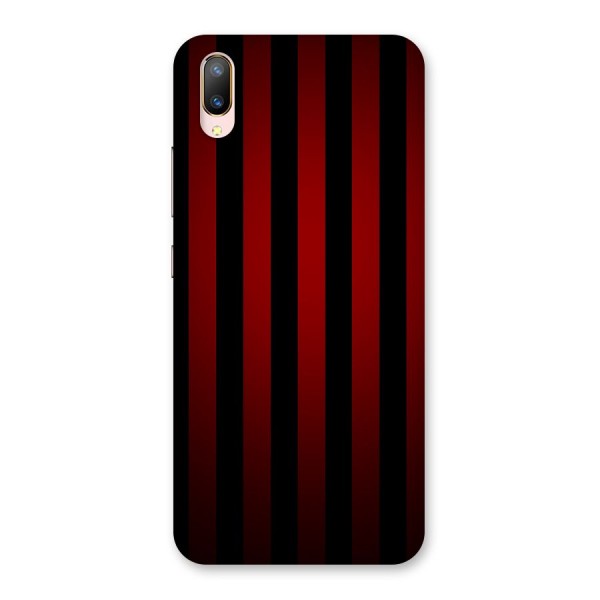 Red Black Stripes Back Case for Vivo V11 Pro