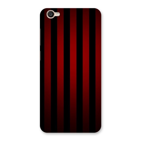 Red Black Stripes Back Case for Vivo Y55s