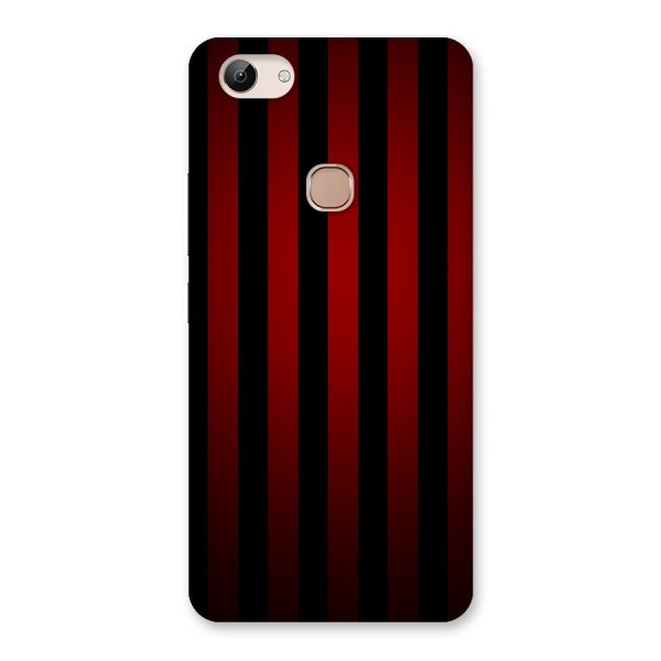 Red Black Stripes Back Case for Vivo Y83