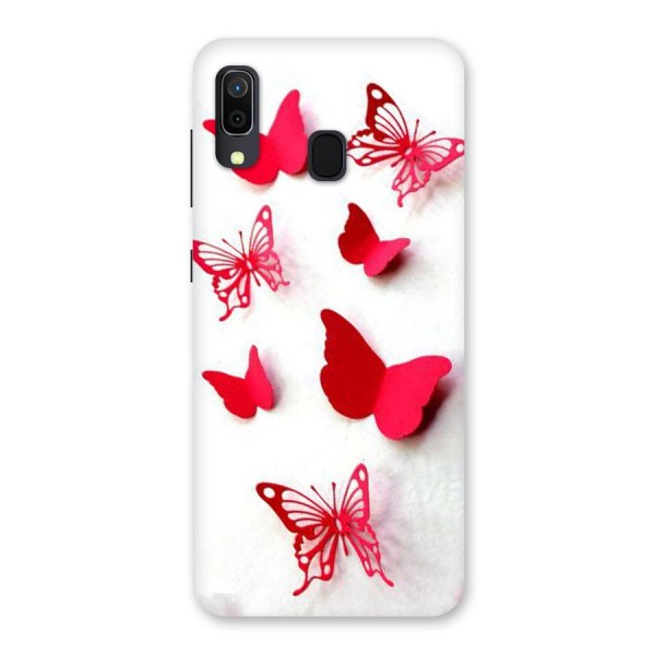 Red Butterflies Back Case for Galaxy A20