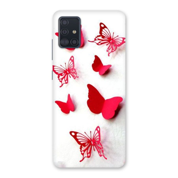 Red Butterflies Back Case for Galaxy A51