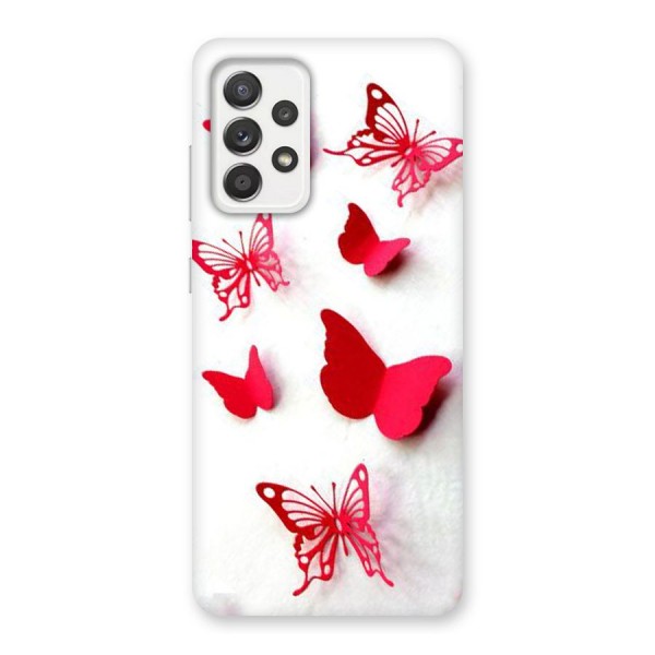 Red Butterflies Back Case for Galaxy A52