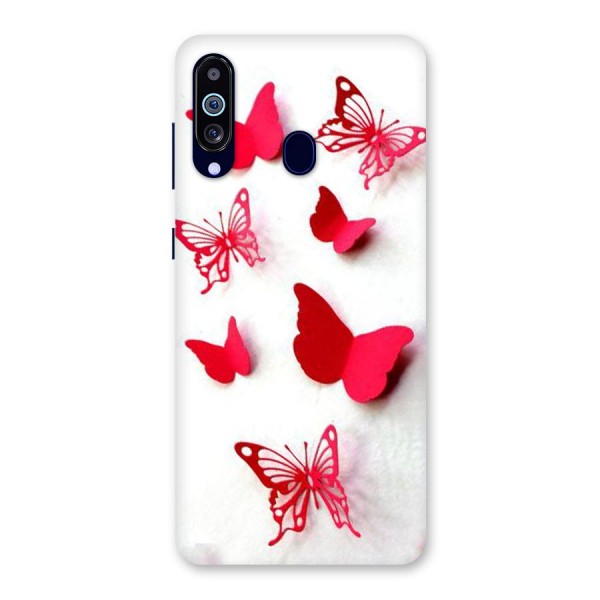 Red Butterflies Back Case for Galaxy A60