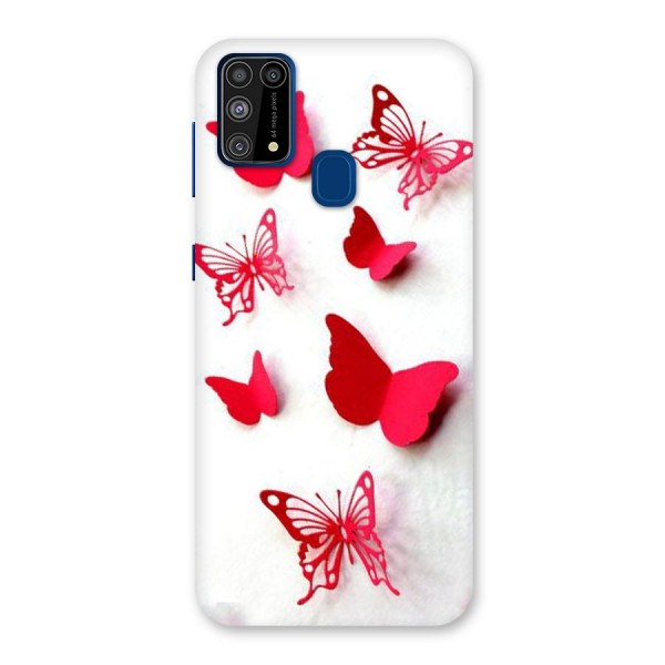 Red Butterflies Back Case for Galaxy F41