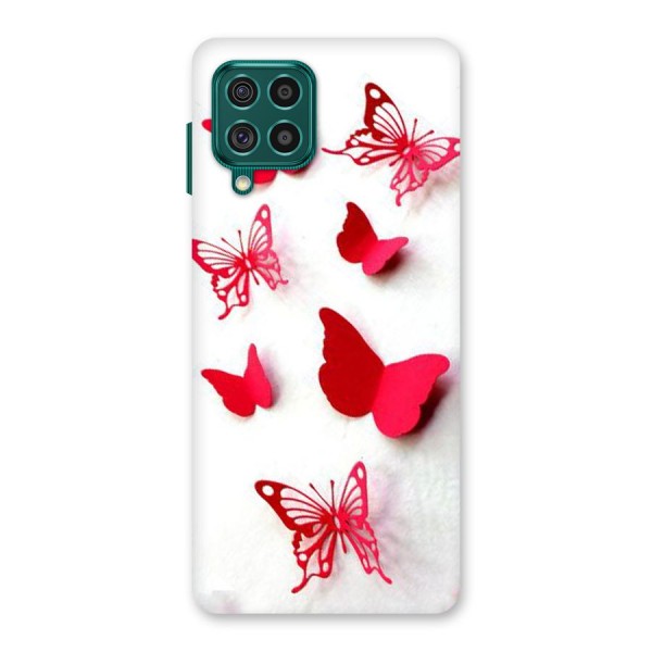 Red Butterflies Back Case for Galaxy F62