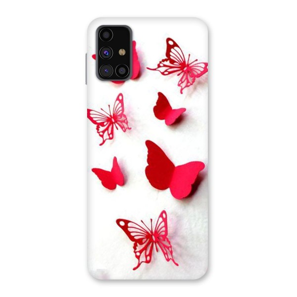 Red Butterflies Back Case for Galaxy M31s