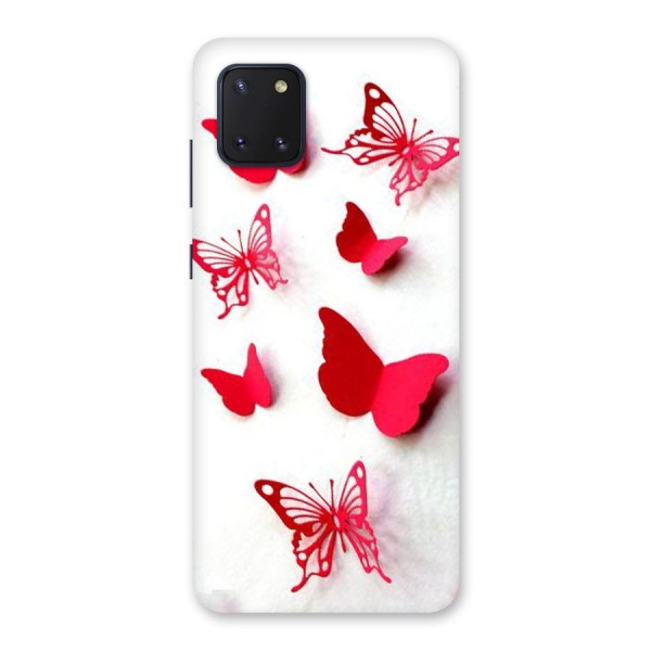 Red Butterflies Back Case for Galaxy Note 10 Lite