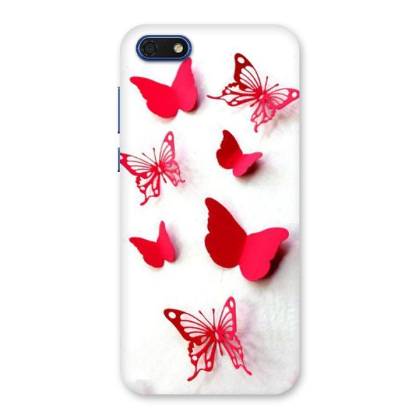 Red Butterflies Back Case for Honor 7s