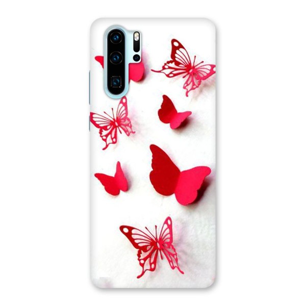 Red Butterflies Back Case for Huawei P30 Pro