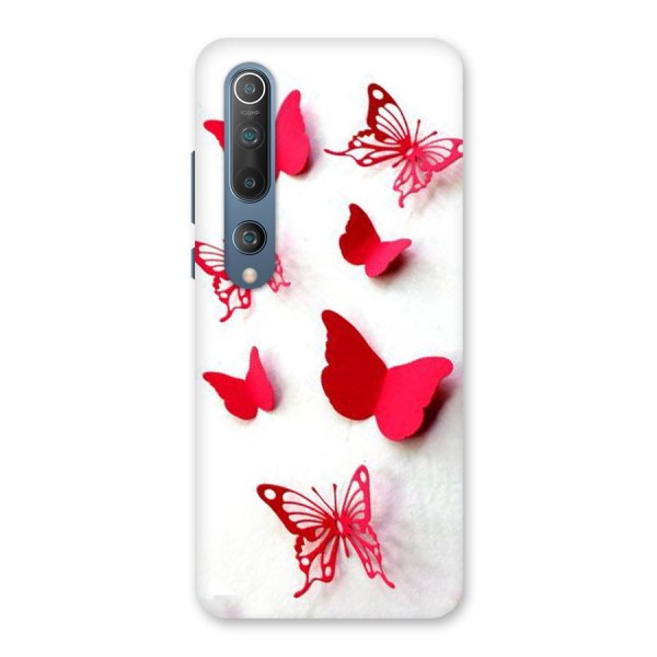 Red Butterflies Back Case for Mi 10