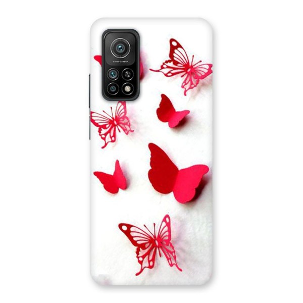 Red Butterflies Back Case for Mi 10T Pro 5G