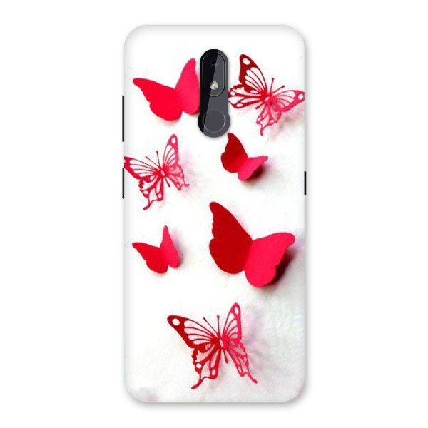 Red Butterflies Back Case for Nokia 3.2