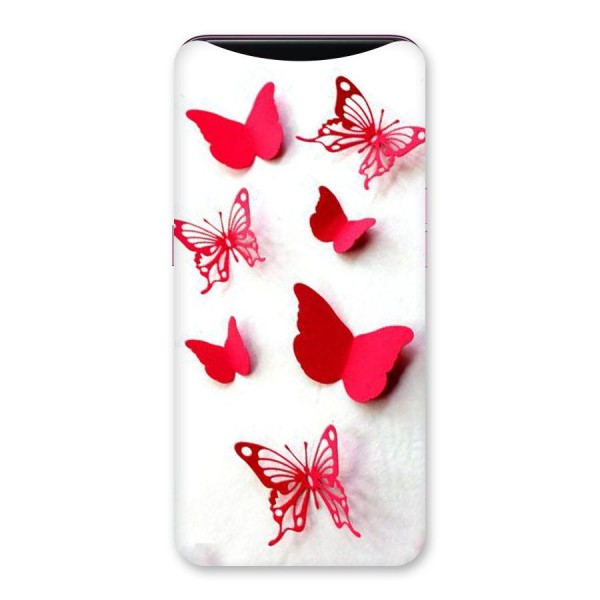 Red Butterflies Back Case for Oppo Find X