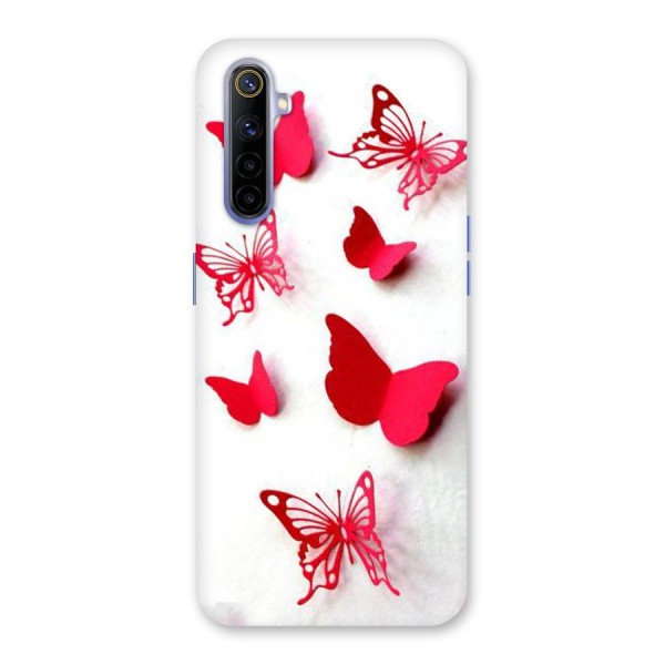 Red Butterflies Back Case for Realme 6i