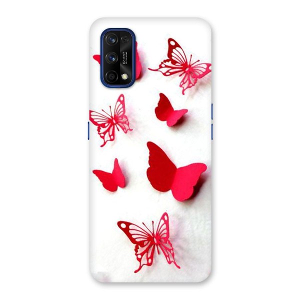 Red Butterflies Back Case for Realme 7 Pro