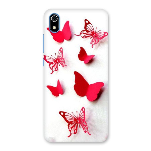 Red Butterflies Back Case for Redmi 7A