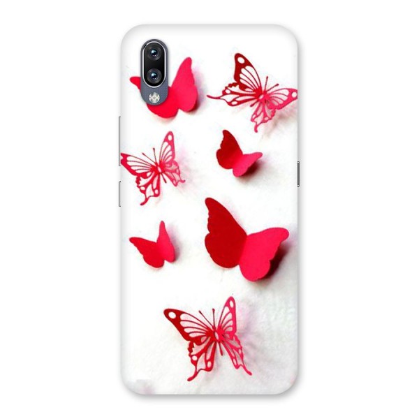 Red Butterflies Back Case for Vivo NEX