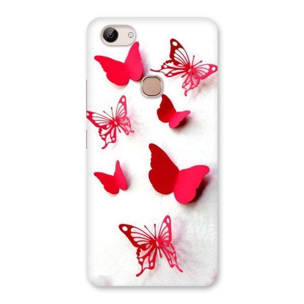 Red Butterflies Back Case for Vivo Y83