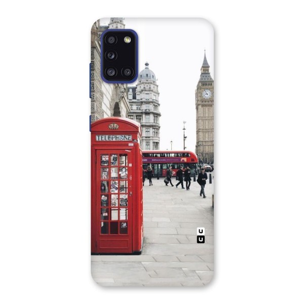 Red City Back Case for Galaxy A31