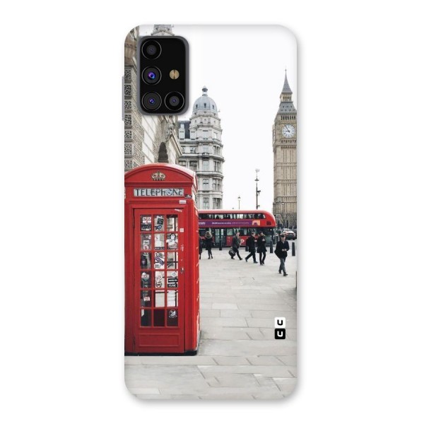 Red City Back Case for Galaxy M31s