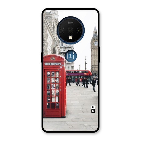 Red City Glass Back Case for OnePlus 7T