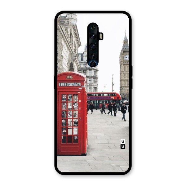 Red City Glass Back Case for Oppo Reno2 Z