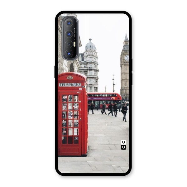 Red City Glass Back Case for Oppo Reno3 Pro