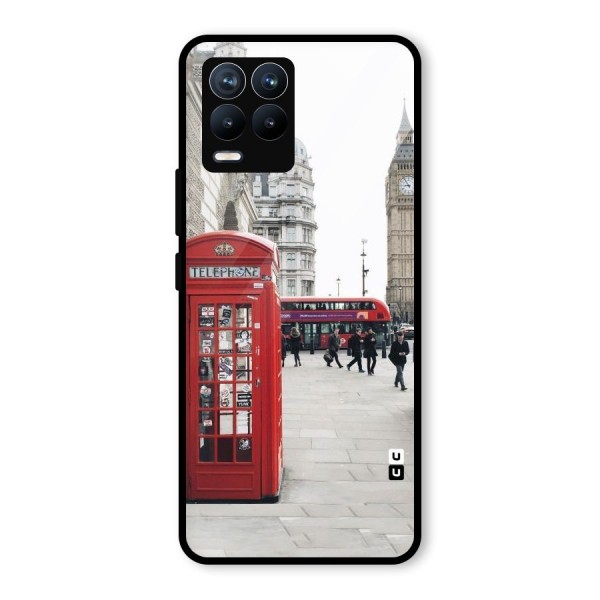 Red City Glass Back Case for Realme 8 Pro