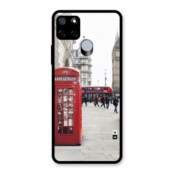 Red City Glass Back Case for Realme C15