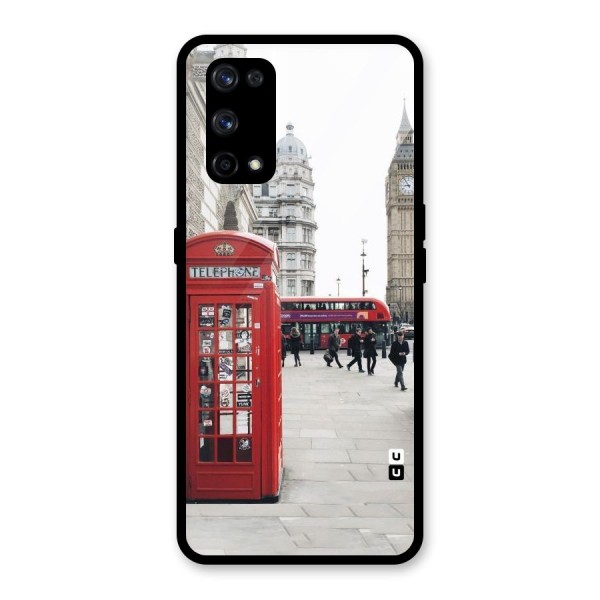 Red City Glass Back Case for Realme X7 Pro