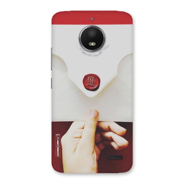 Red Envelope Back Case for Moto E4