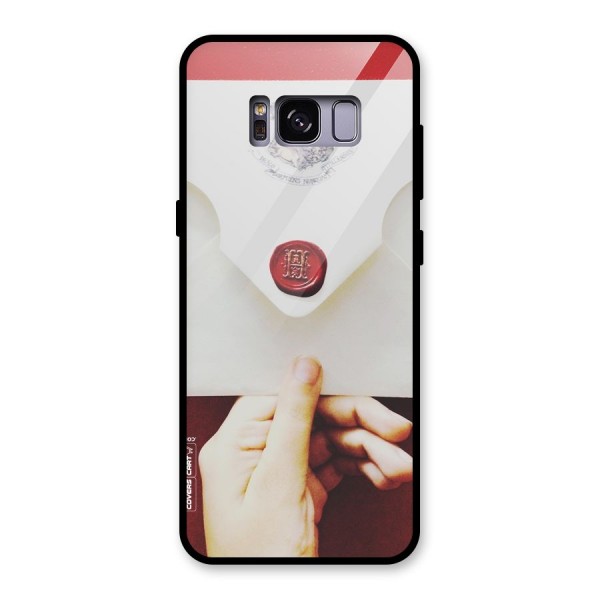 Red Envelope Glass Back Case for Galaxy S8