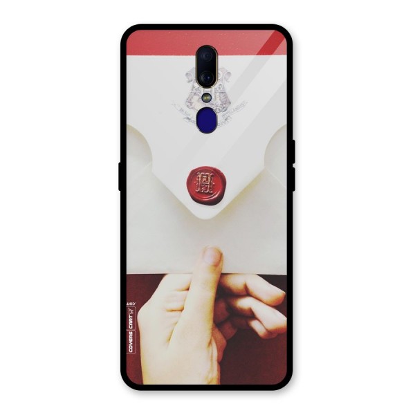 Red Envelope Glass Back Case for Oppo F11