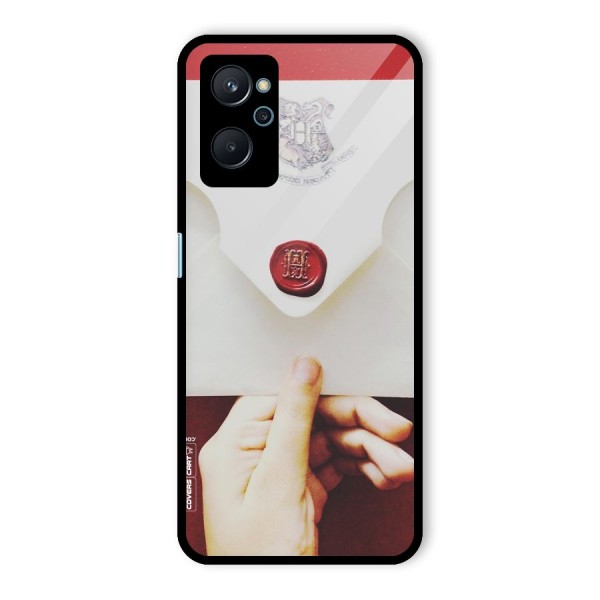 Red Envelope Glass Back Case for Realme 9i