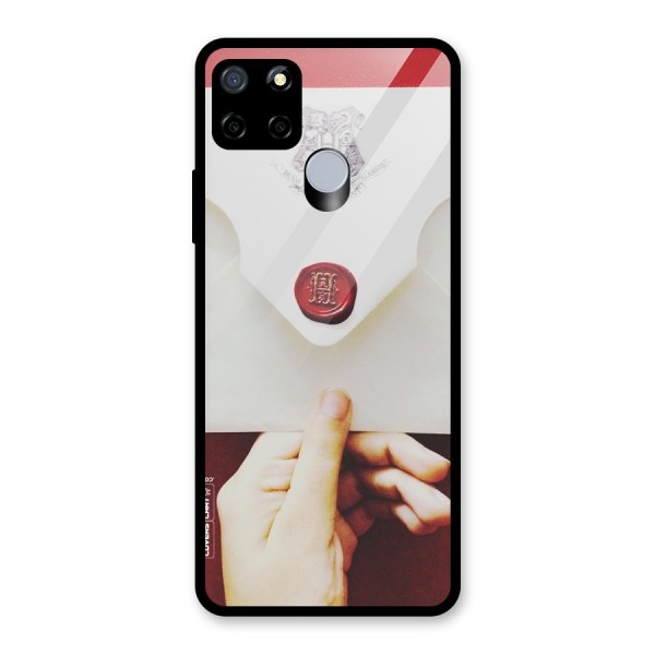 Red Envelope Glass Back Case for Realme C15