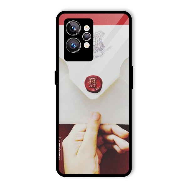 Red Envelope Glass Back Case for Realme GT2 Pro