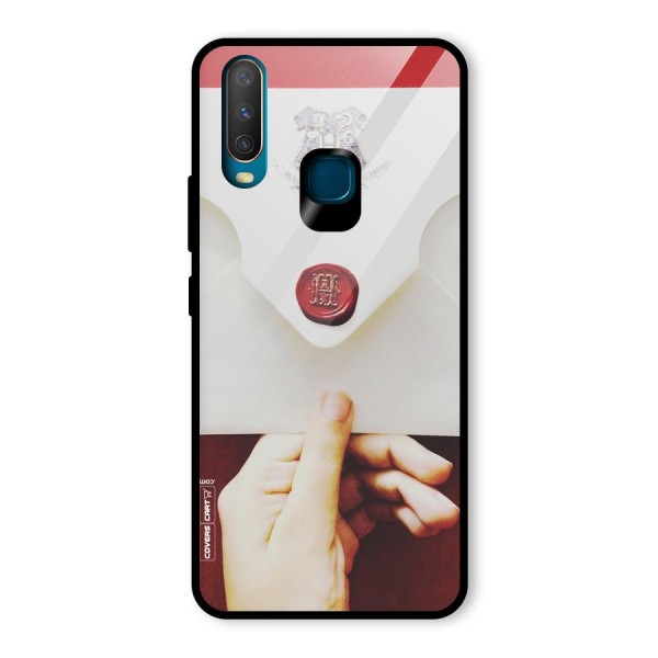 Red Envelope Glass Back Case for Vivo Y12