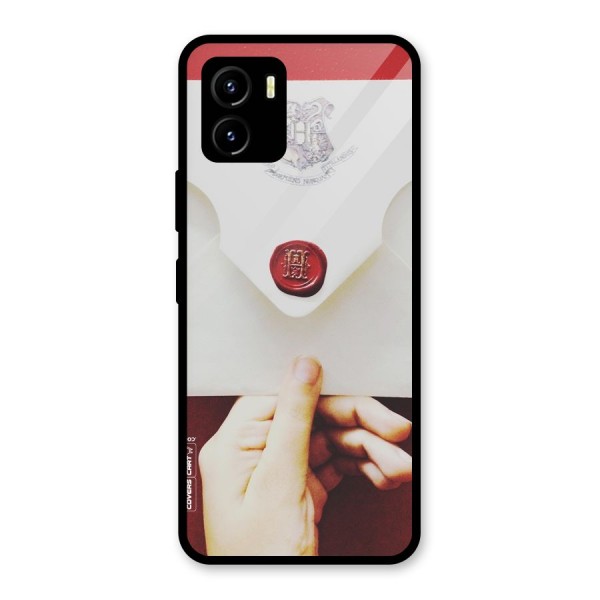 Red Envelope Glass Back Case for Vivo Y15s