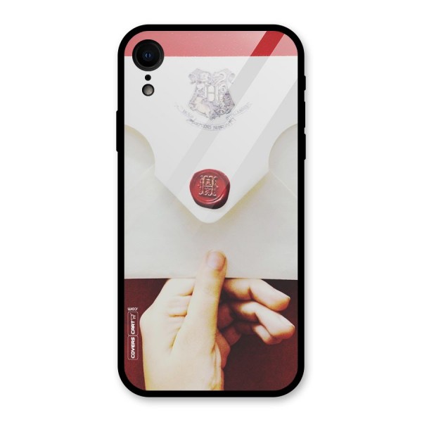 Red Envelope Glass Back Case for XR