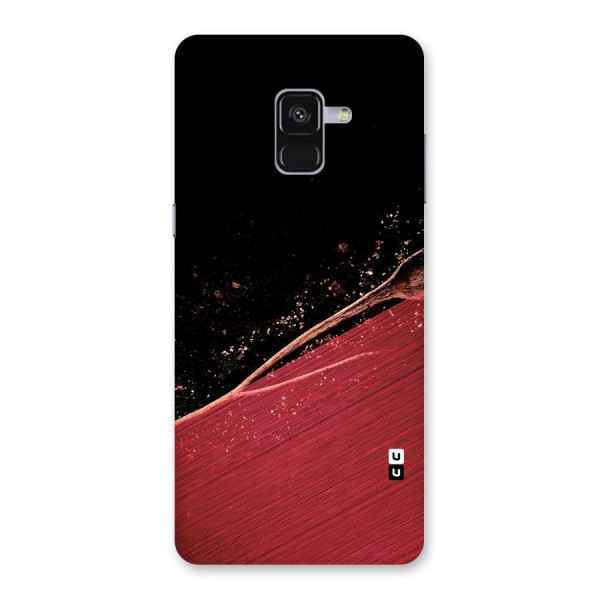 Red Flow Drops Back Case for Galaxy A8 Plus