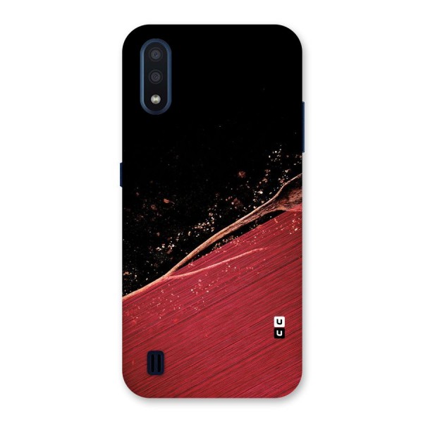 Red Flow Drops Back Case for Galaxy M01