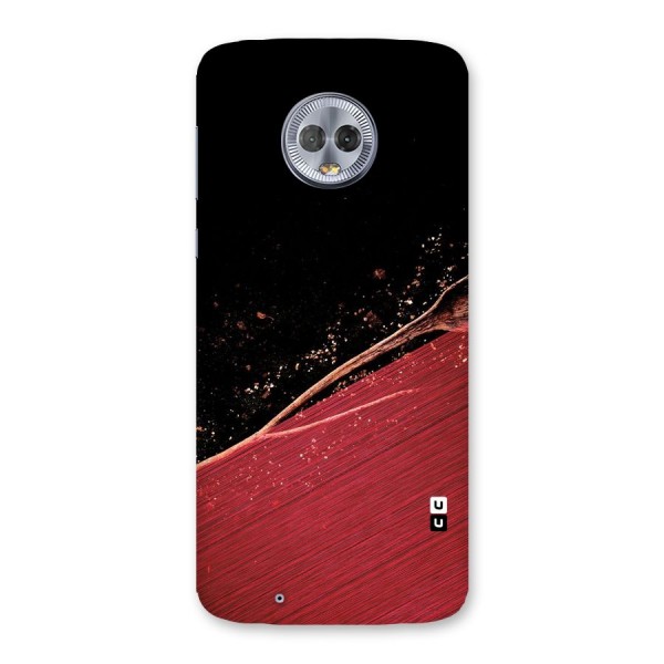 Red Flow Drops Back Case for Moto G6